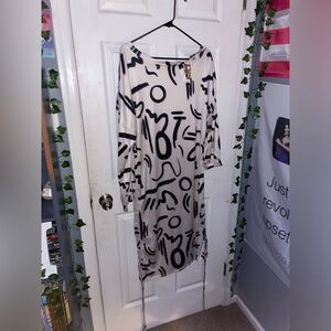 Abstract Maxi Dress